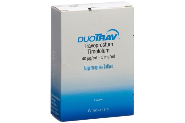 DuoTrav Gtt Opht 3 Fl 2.5 ml