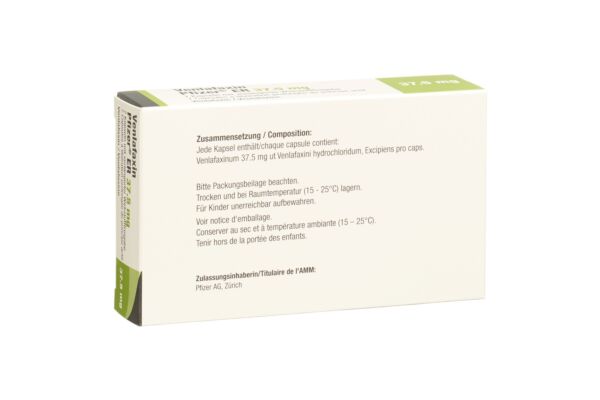 Venlafaxin Pfizer ER Ret Kaps 37.5 mg 7 Stk