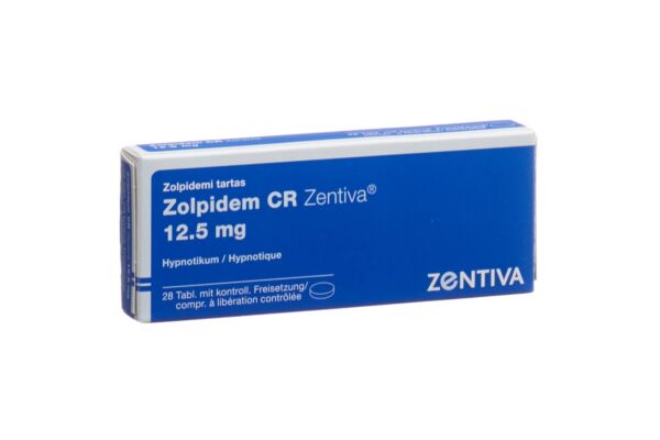 Zolpidem CR Zentiva Ret Tabl 12.5 mg 28 Stk