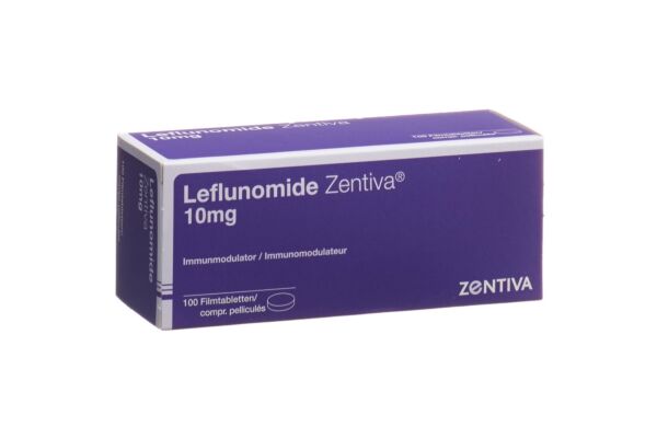 Leflunomide Zentiva Filmtabl 10 mg Ds 100 Stk