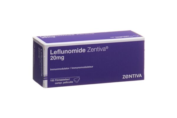 Leflunomide Zentiva Filmtabl 20 mg Ds 100 Stk