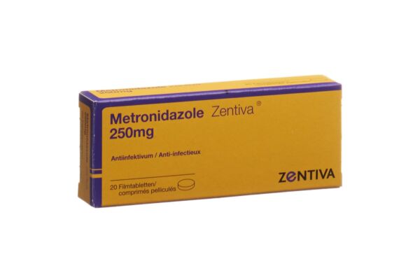 Metronidazole Zentiva cpr pell 250 mg 20 pce