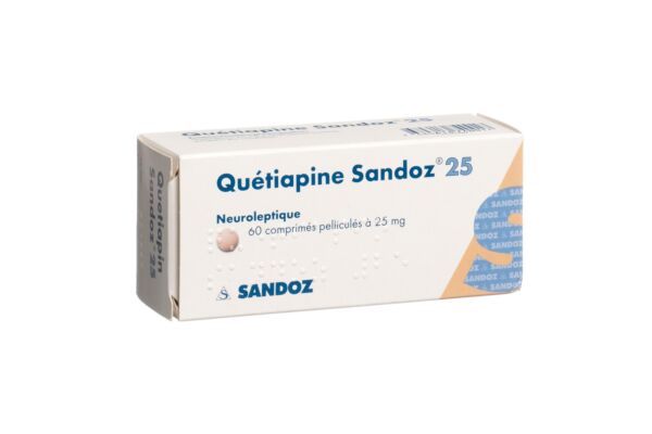 Quetiapin Sandoz Filmtabl 25 mg 60 Stk