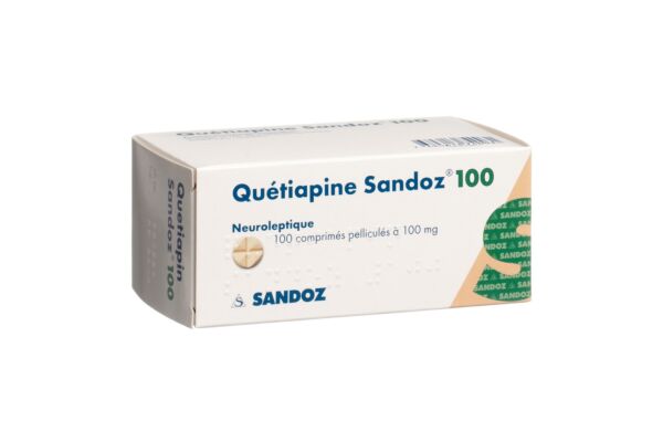 Quetiapin Sandoz Filmtabl 100 mg 100 Stk