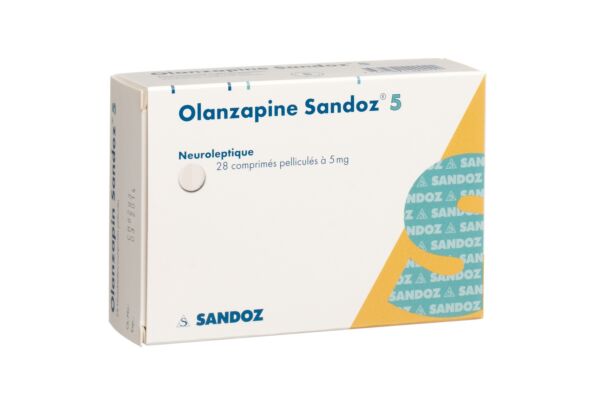 Olanzapine Sandoz cpr pell 5 mg 28 pce