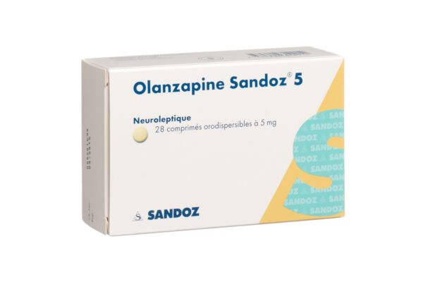 Olanzapine Sandoz cpr orodisp 5 mg 28 pce