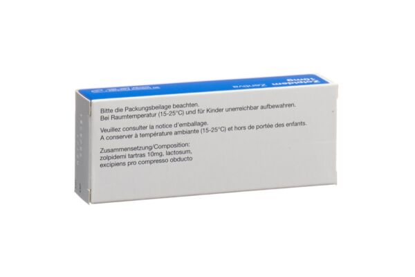 Zolpidem Zentiva Filmtabl 10 mg 30 Stk