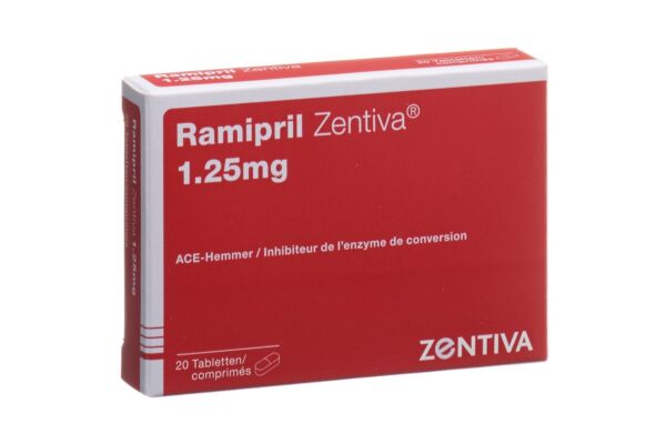 Ramipril Zentiva Tabl 1.25 mg 20 Stk