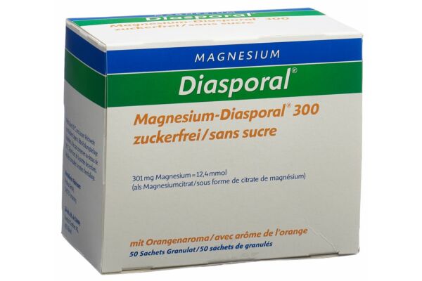 Magnesium Diasporal Gran 300 mg zuckerfrei Btl 50 Stk