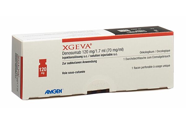 XGEVA sol inj 120 mg/1.7ml flac 1.7 ml