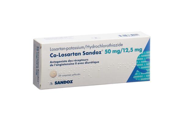 Co-Losartan Sandoz Filmtabl 50/12.5mg 28 Stk