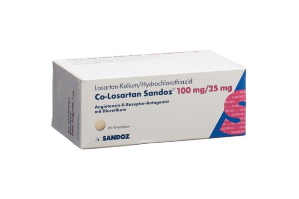 Co-Losartan Sandoz Filmtabl 100/25mg 98 Stk