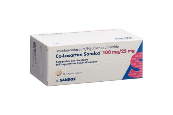 Co-Losartan Sandoz Filmtabl 100/25mg 98 Stk