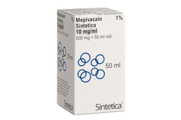 Mepivacain Sintetica sol inj 1 % vial 50 ml