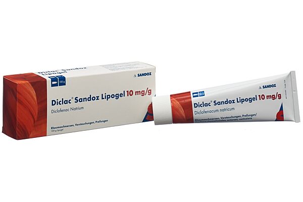 Diclac Sandoz Lipogel 10 mg/g Tb 100 g