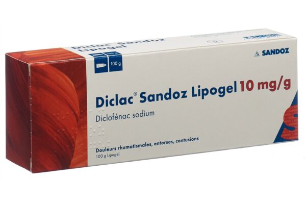 Diclac Sandoz Lipogel 10 mg/g Tb 100 g