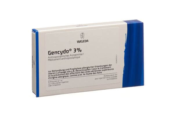 Gencydo 3% sol inj 8 amp 1 ml