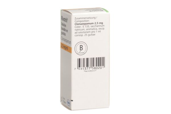 Rivotril Tropfen 2.5 mg/ml Fl 10 ml