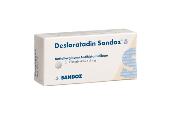 Desloratadin Sandoz Filmtabl 5 mg 50 Stk