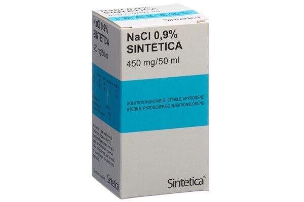 NaCl 0.9% Sintetica sol inj 450 mg/50ml 50ml vial