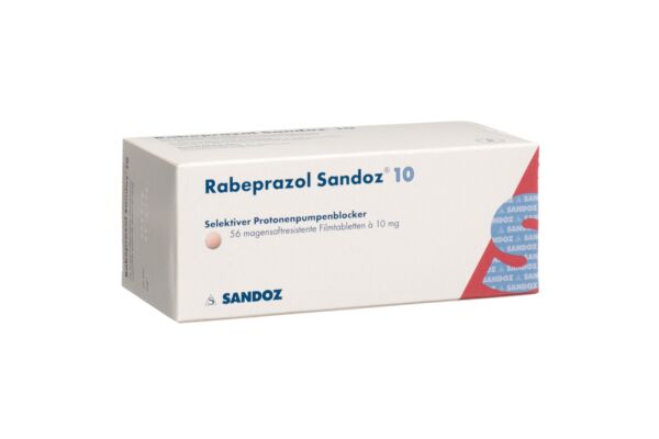 Rabéprazole Sandoz cpr 10 mg 56 pce