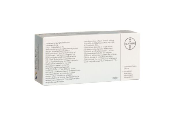 Eylea solution  injectable par voie intravitréenne sol inj 2 mg/0.05ml flacon