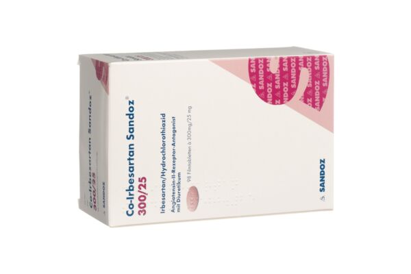 Co-Irbesartan Sandoz Filmtabl 300/25 mg 98 Stk