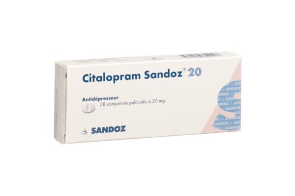 Citalopram Sandoz Filmtabl 20 mg 28 Stk