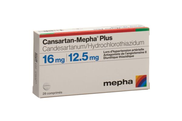 Cansartan-Mepha plus Tabl 16/12.5 28 Stk