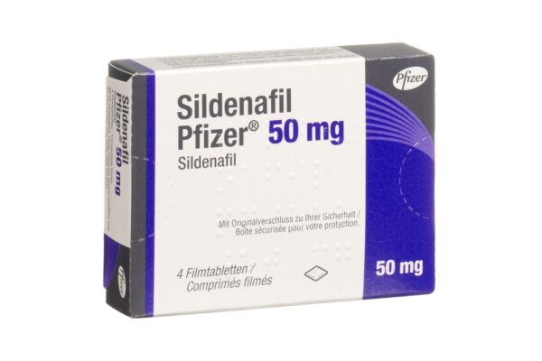 Sildenafil Pfizer Filmtabl 50 mg 4 Stk