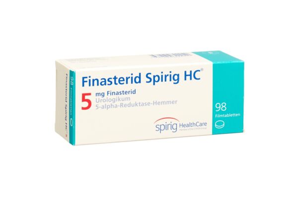 Finastéride Spirig HC cpr pell 5 mg 98 pce