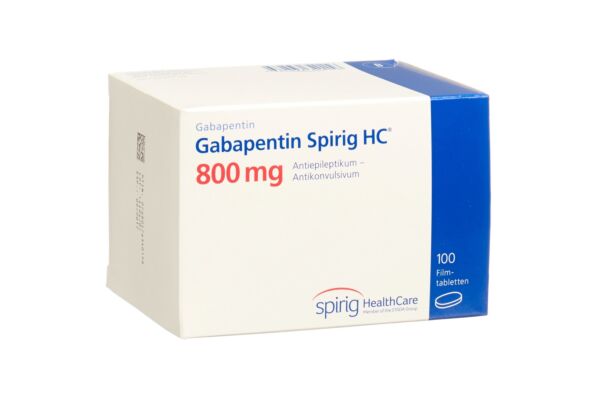 Gabapentin Spirig HC Filmtabl 800 mg 100 Stk