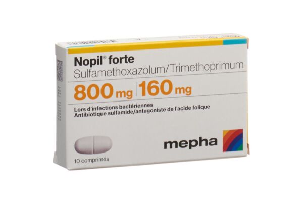 Nopil forte Tabl 800/160mg 10 Stk