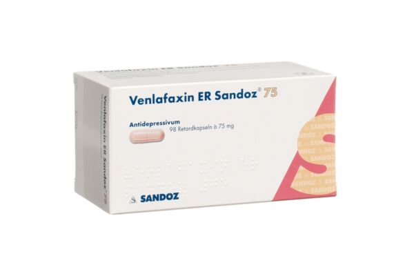 Venlafaxin ER Sandoz Ret Kaps 75 mg 98 Stk