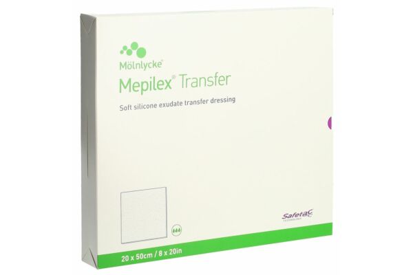 Mepilex Transfer Safetac Wundauflage 20x50cm Silikon 4 Stk