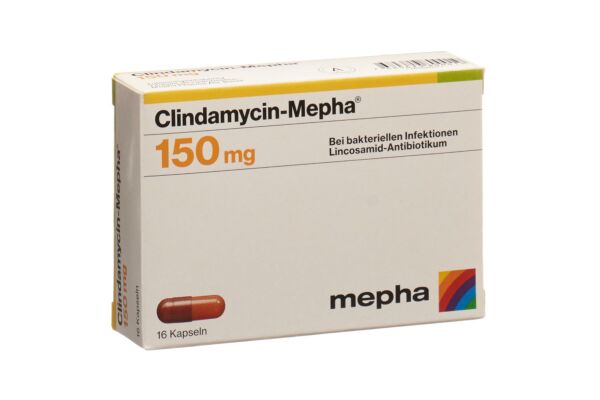 Clindamycin-Mepha Kaps 150 mg 16 Stk