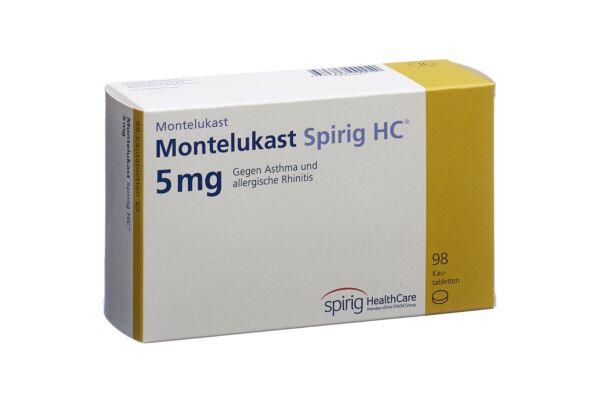 Montélukast Spirig HC cpr croquer 5 mg 98 pce