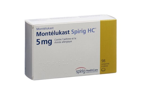 Montélukast Spirig HC cpr croquer 5 mg 98 pce