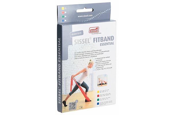 SISSEL Fitband Essential 15cmx2.5m gelb leicht