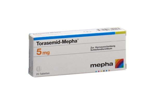 Torasemid-Mepha Tabl 5 mg 20 Stk