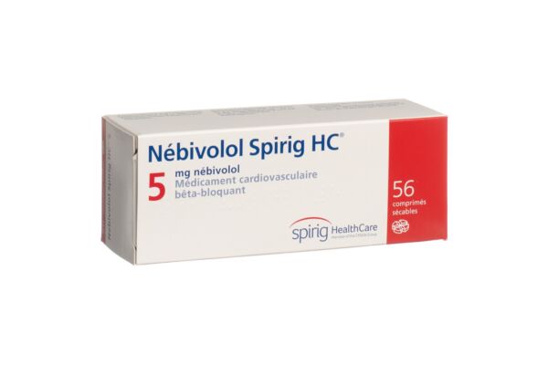 Nébivolol Spirig HC cpr 5 mg 56 pce