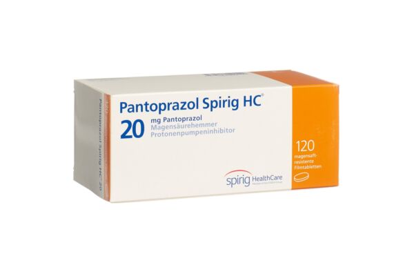 Pantoprazol Spirig HC Tabl 20 mg 120 Stk