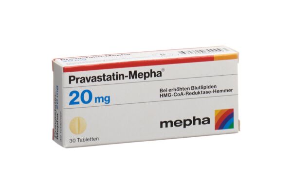 Pravastatin-Mepha cpr 20 mg 30 pce