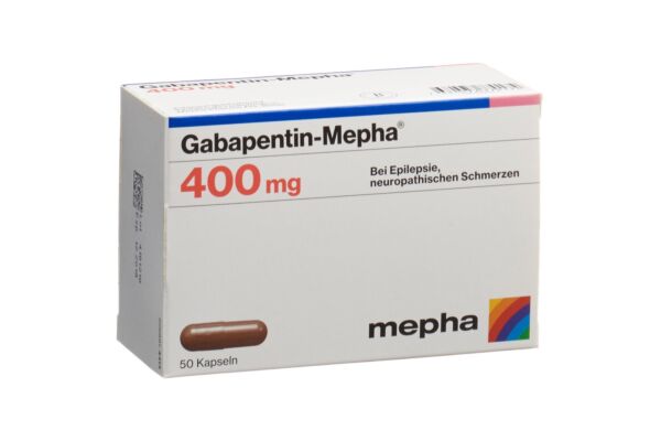 Gabapentin-Mepha Kaps 400 mg 50 Stk