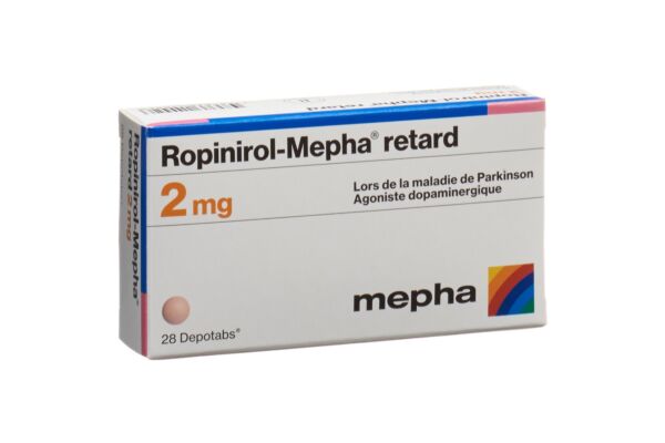 Ropinirol-Mepha retard Depotabs 2 mg 28 Stk