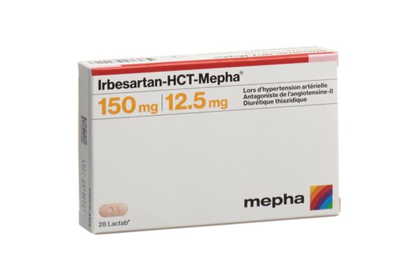 Irbesartan-HCT-Mepha Filmtabl 150/12.5 28 Stk