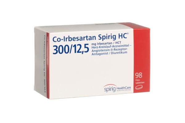 Co-Irbesartan Spirig HC Filmtabl 300/12.5mg 98 Stk