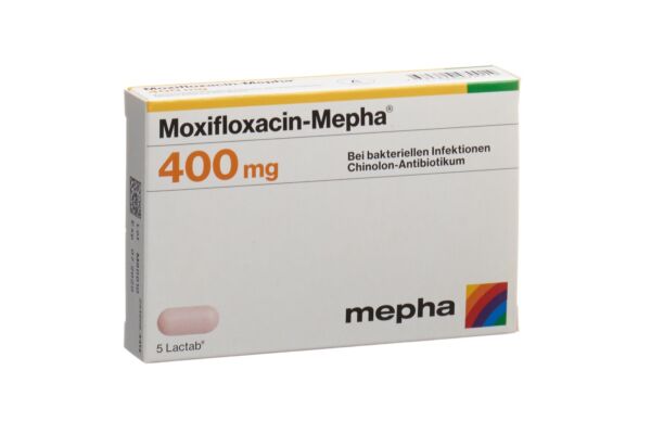 Moxifloxacin-Mepha Filmtabl 400 mg 5 Stk