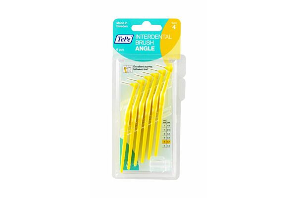 TePe Angle Interdental-Brush 0.7mm gelb 6 Stk