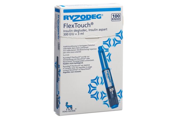 Ryzodeg FlexTouch sol inj 5 stylo pré 3 ml